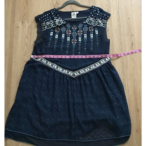 Anthropologie One September Blue Calliope Dress - Picture 8 of 8